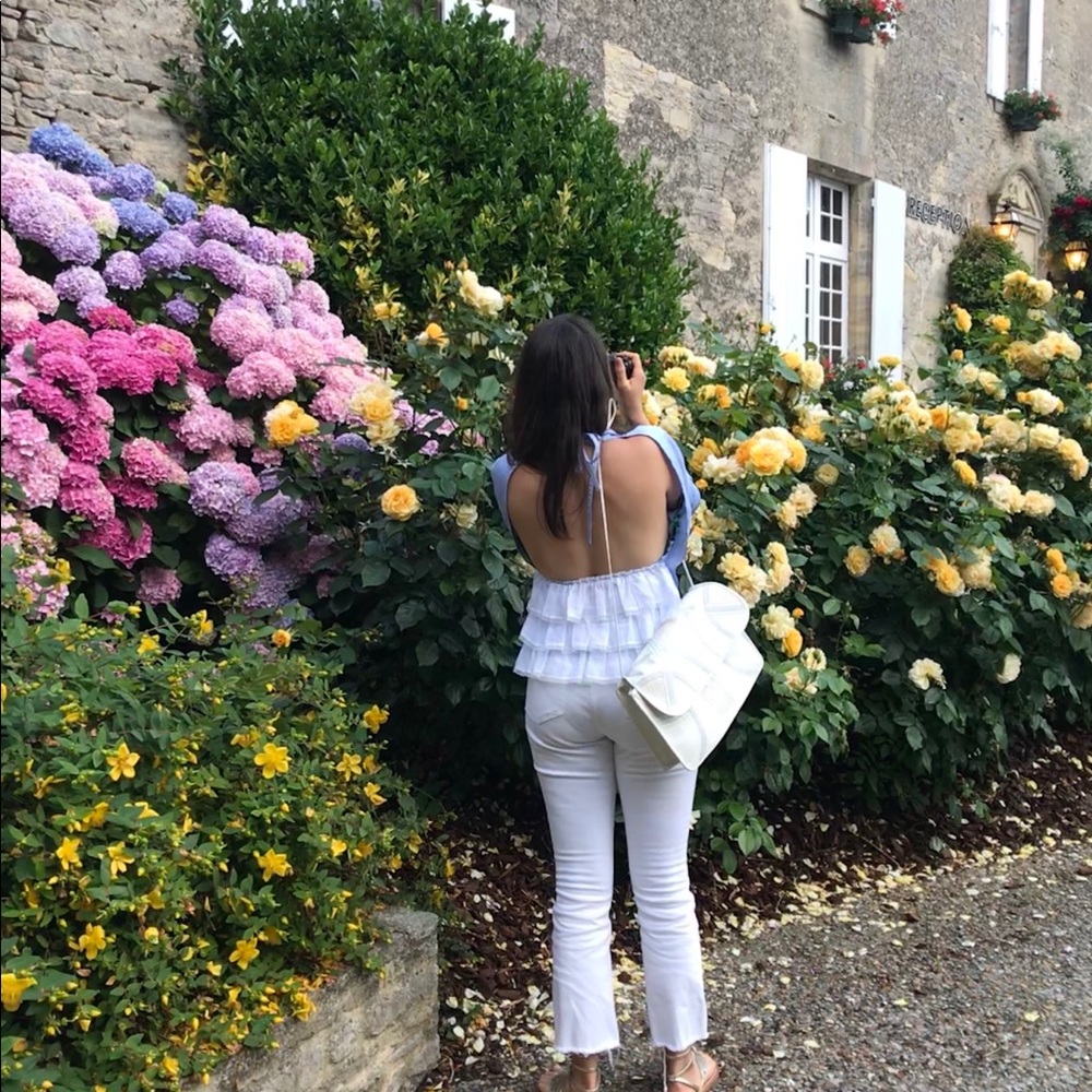 Everlane Kick Crop Jean White Denim size 26